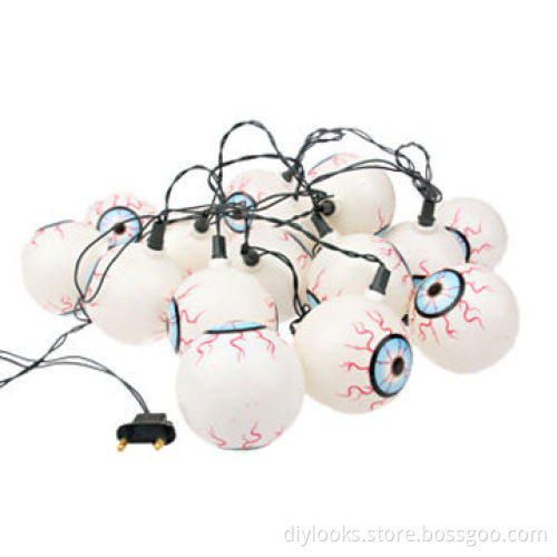 230cm Halloween Plastic 16-Eye Ball Style Multicolor String Lights
